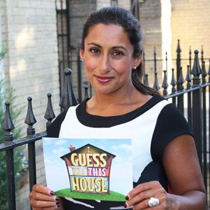 Saira Khan presenting Guess This House