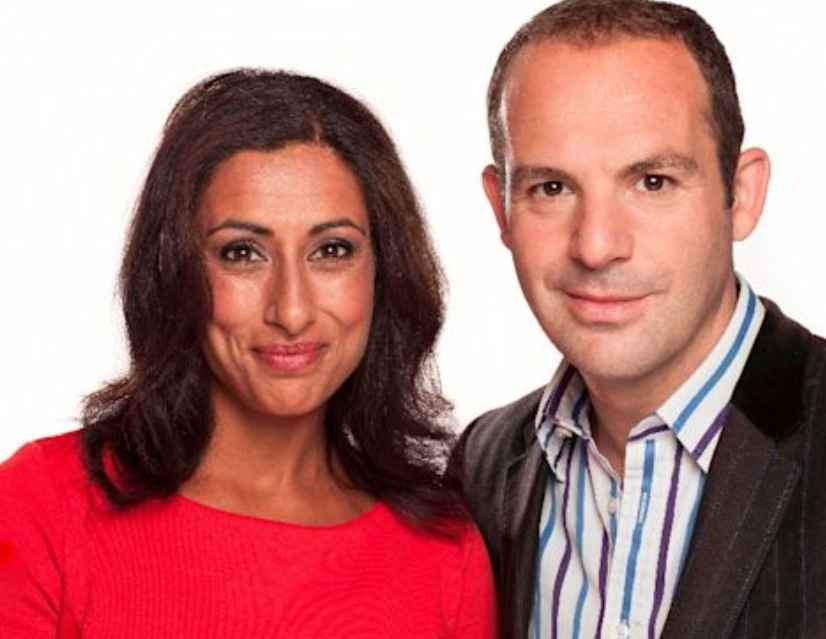 Saira Khan co-presenting with Martin Lewis